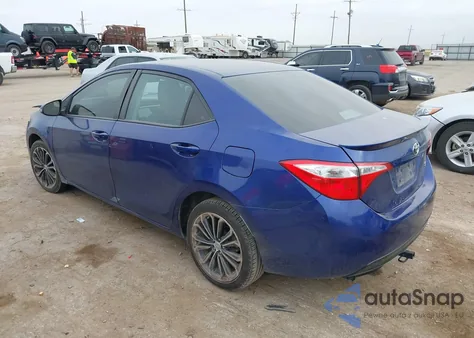 2014 Toyota Corolla S Plus z USA, uszkodzony, nr VIN 5YFBURHE1EP160225